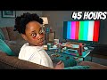 GIRL Addicted To Watching TV