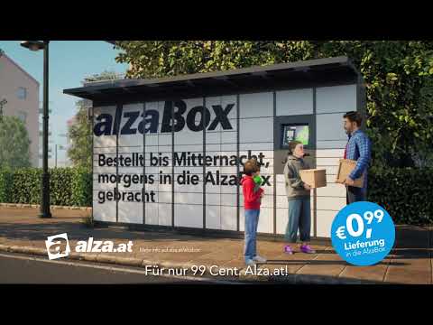 Bestellt bis Mitternacht, morgens in die AlzaBox gebracht!