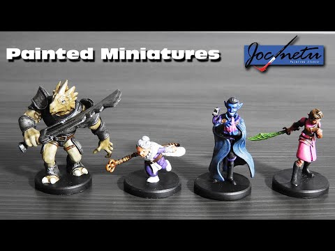 Clank! Legacy: Acquisitions Incorporated – The "C" Team Pack painted miniatures