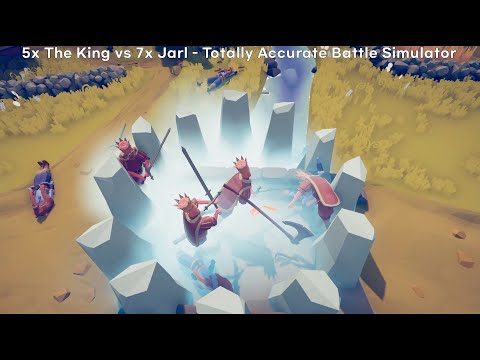 5x The King vs Every Units or Gods - Totally Accurate Battle Simulator