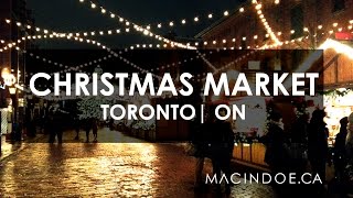 preview picture of video 'Toronto Christmas Market, Distillery District'