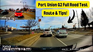 Port Union G2 Road Test | Ontario G2 License Exam | Full Route & Tips