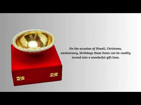 Gold Plated Bowl Gift Set