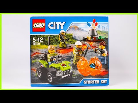 LEGO 60120 City In/Out Volcano Starter Set Speed Build