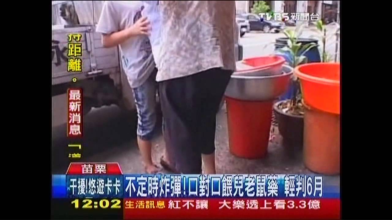 不定時炸彈！口對口餵兒老鼠藥　輕判6月