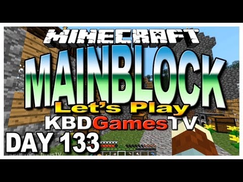 Minecraft - MainBlock 133 - Building a Tunnel Completed + 10 MINUTE DIAMOND CHALLENGE
