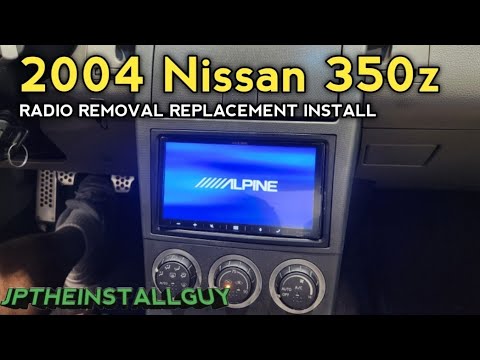 2004 Nissan 350z radio removal replacement install upgrade