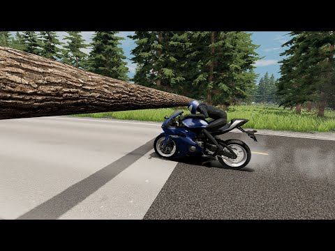 Cars VS Log Trap #1 | BeamNG Drive | Car Crash