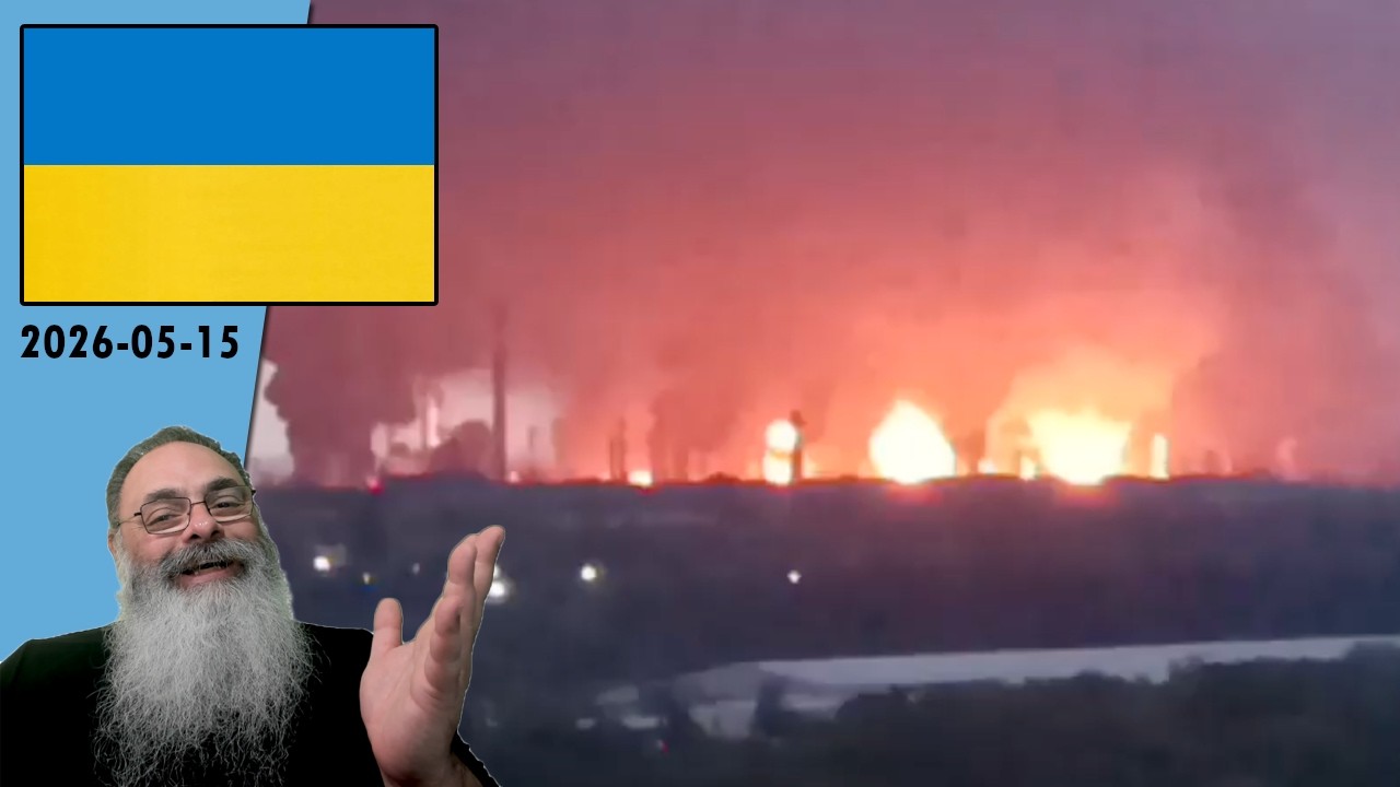 #Ucrânia 2026-05-15: UCRÂNIA atinge REFINARIA de RYAZAN e volta a CHOVER ÓLEO na RÚSSIA