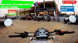 NEWLY INAUGURATED MORE HYPERMART AND DOMINO'S PIZZA IN BALASORE  || RIDE WITH BULLET