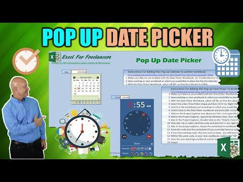 FREE Excel Time Picker Pop Up That Will Change Your Life