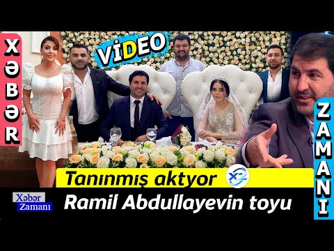 Tanınmış aktyor və parodiyaçı Ramil Abdullayevin toyu – Eksklüziv görüntülər