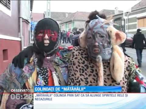 Mătăhălii au iesit la colindat