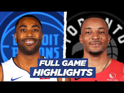 PISTONS at RAPTORS | Full Game Highlights | 2021 NBA Season