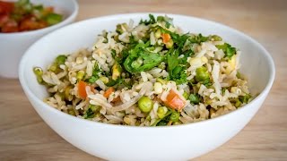 Brown Rice with Sprouts | Healthy Recipe