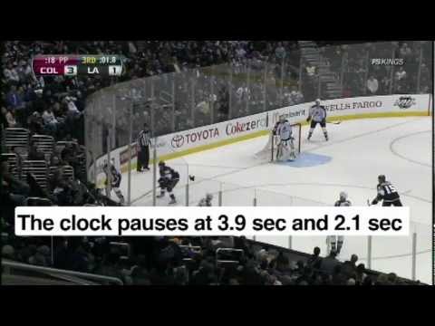 Clockgate:The Prequel [Kings vs Avs 1.21.12 ] Clock glitch