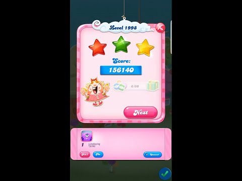 Candy Crush Saga Level 1998