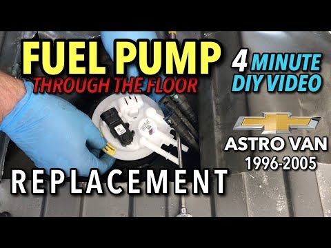 Astro Van Fuel Pump Replacement - 1996-2005 (GMC Safari) - 4 MINUTE DIY VIDEO