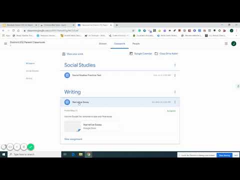 Plainfield District 202 Google Classroom Parent Tutorial