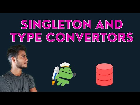 type converter room android, singleton room database hindi