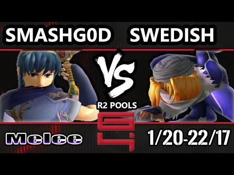 Genesis 4 SSBM - SmashG0D (Marth) Vs. Swedish Delight (Sheik) Smash Melee R2 Pools