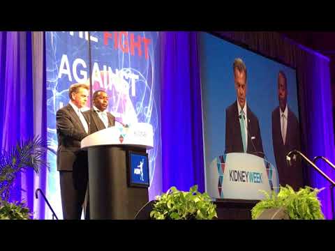 AAKP President Paul T. Conway & VP Richard Knight receive ASN President's Medal