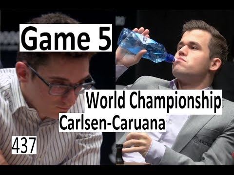 Carlsen-Caruana ¦ Game 5 ¦ World Championship 2018!