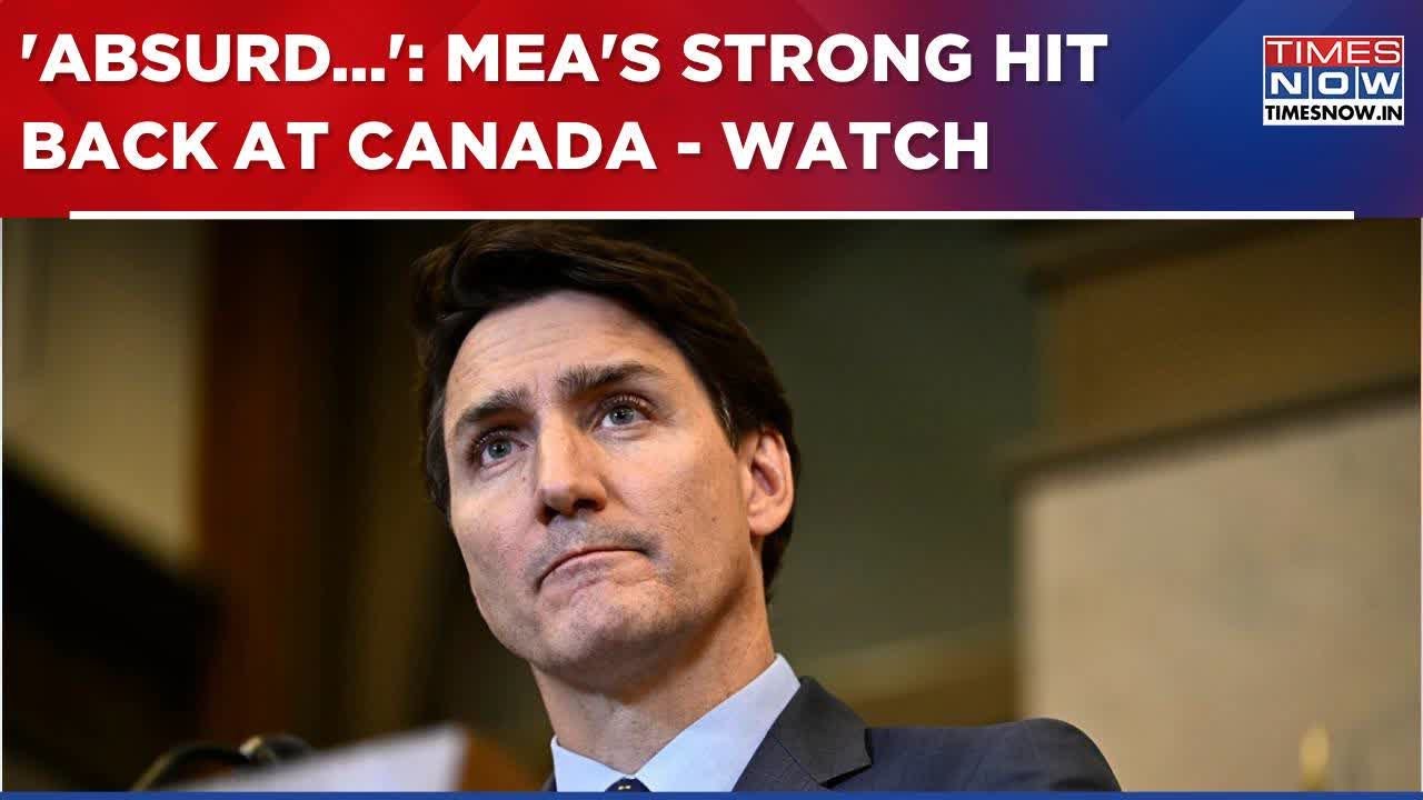 India-Canada Row: MEA Slams Canadian Govt Over ‘Absurd & Baseless’ Comments Against Amit Shah| WATCH