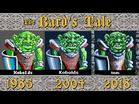 The Bard's Tale - Original vs Remastered Versions (1985 - 2018) Comparison