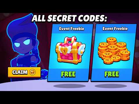 All Secret Codes For FREE Event Rewards! New Brawler 100 Easter Eggs & More! | Brawlentines Date 1