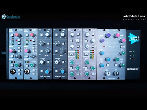 Solid State Logic 500 Series modules demo (recording and mixing)