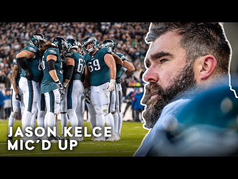 Jason Kelce Mic'd Up at Divisional Round Victory Over the New York Giants