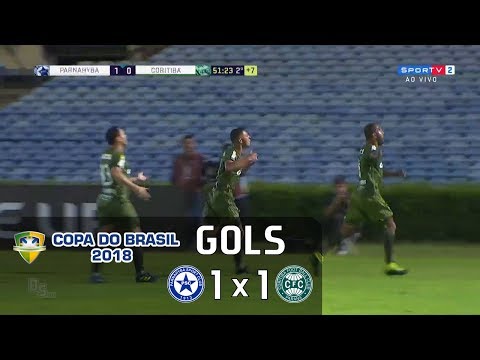 Gols - Parnahyba 1 x 1 Coritiba - Copa do Brasil 2018