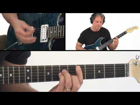 Latin Rock Rhythm - #8 Example 7 - Guitar Lesson - Brad Carlton