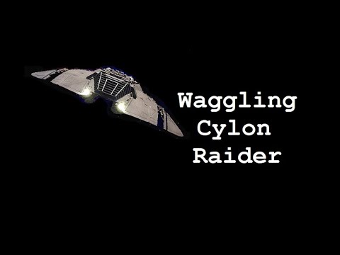 Battlestar Galactica Waggling Cylon Raider