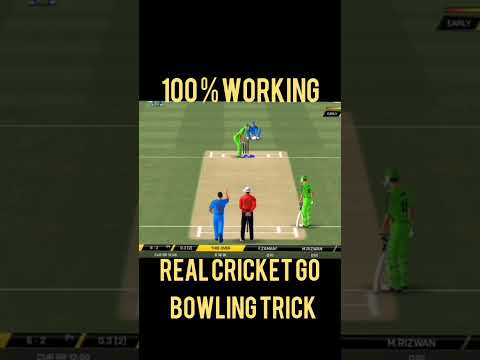 REAL CRICKET GO BOWLING TRICK 100% WORKING //#realcricketgo //#shorts