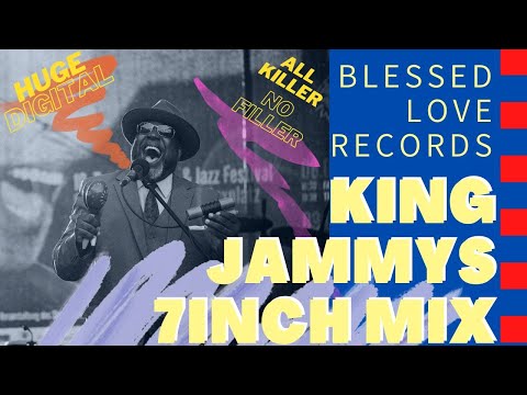 Old School Reggae Dancehall King Jammys Label Only 7inch Digital Mix
