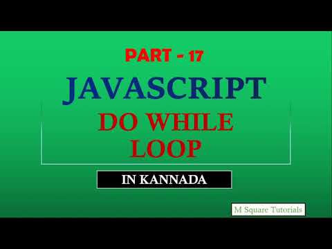 17 Do While Loop Statement Javascript Tutorial For Beginners In Kannada