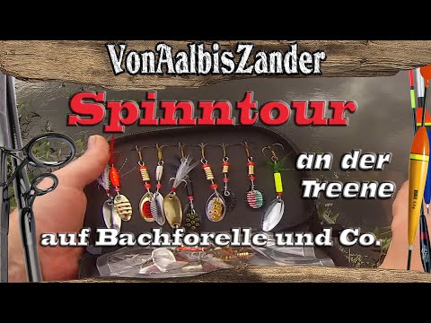 Spinntour an der Treene auf Bachforelle und Co