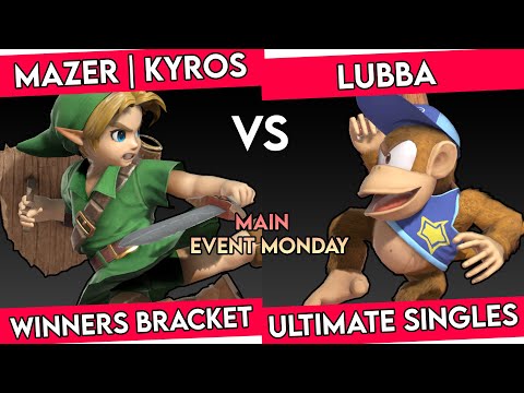 BNB Main Event Mondays 1 - Mazer | Kyros (Young Link) VS Lubba (Diddy Kong) Winners Round 2