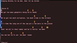 &quot;Beer For My Horses, Toby Keith, chords &amp; lyrics&quot;