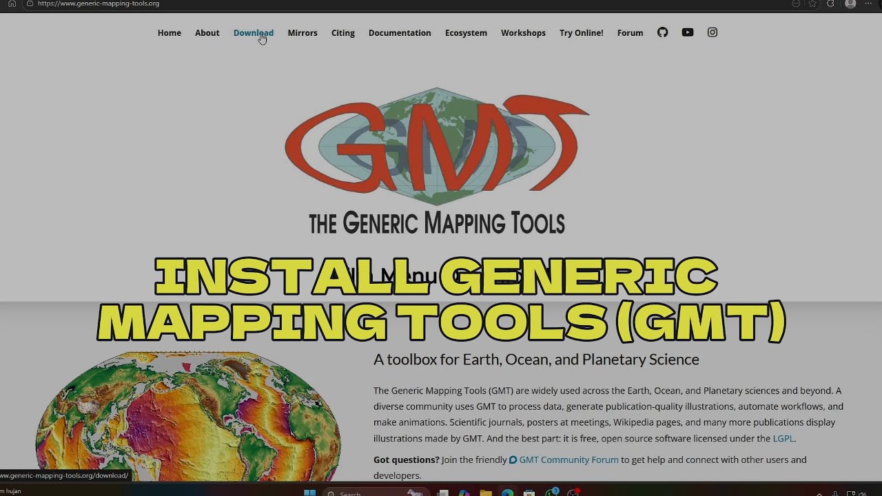 Panduan Lengkap Install Generic Mapping Tools (GMT) | Tutorial GIS & Mapping