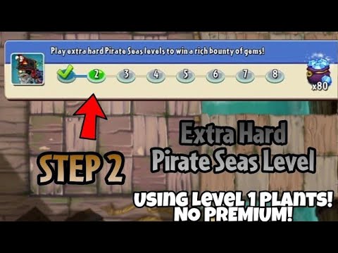 Plants vs. Zombies 2 | Epic Quest: Pirate Seas Skirmish - Step 2