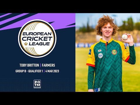 POTM: T.Britton - SVH vs FAR  | European Cricket League 2023 | Group B, Day 3 | ECL23 | ECL23.026