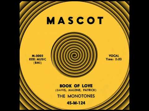 BOOK OF LOVE, The Monotones, (Rare) (Mascot #124) 1957