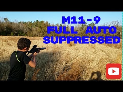 M 11 9mm Full auto Suppressed