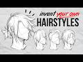 How To Draw ANY Hairstyle Invent Your Own Tutorial DrawlikeaSir