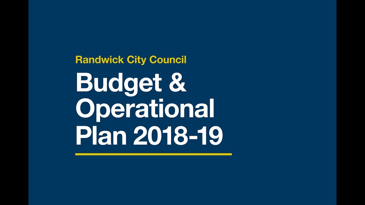 Budget & Operational Plan 2019 - What it means for you