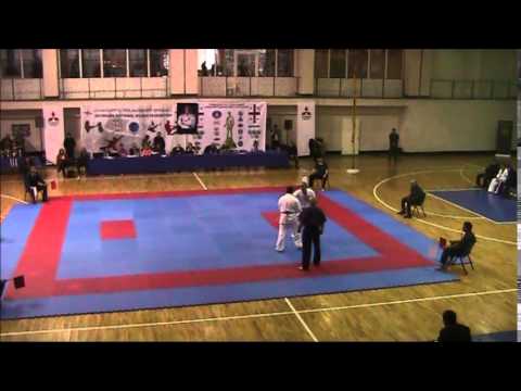 Mikheil Tsiklauri Vs  Mamuka Shonia semi-final Georgian Karate open absolute Championship