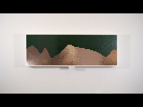 Indianapolis Energy (Flip-Discs Kinetic Artwork)